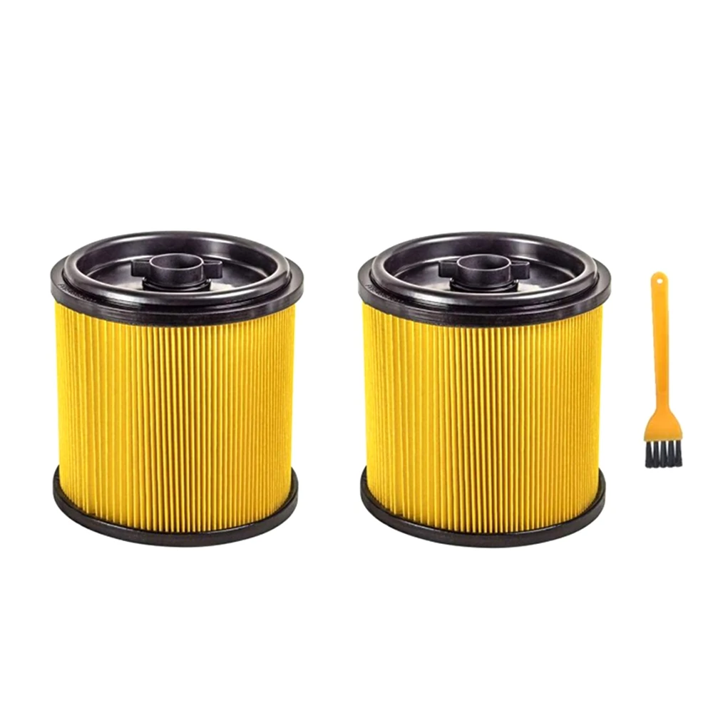 2Pcs Replacement Filter for Filter &Retainer,for 5 to 16 Gallon Wet and Dry Vacuum Cleaner