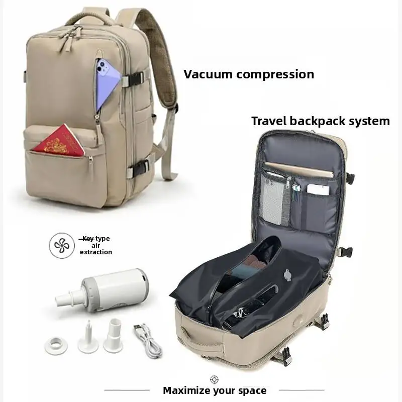 High Quality Nylon Fashion Travel Backpack Women Large Capacity Cabin backpacks for Ryanair Business Laptop Backpack Men Bag
