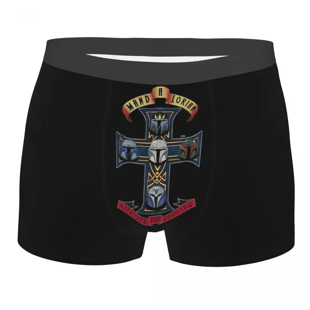 

Custom M-Mandalorianed Movie Boxers Shorts Men Briefs Underwear Novelty Underpants