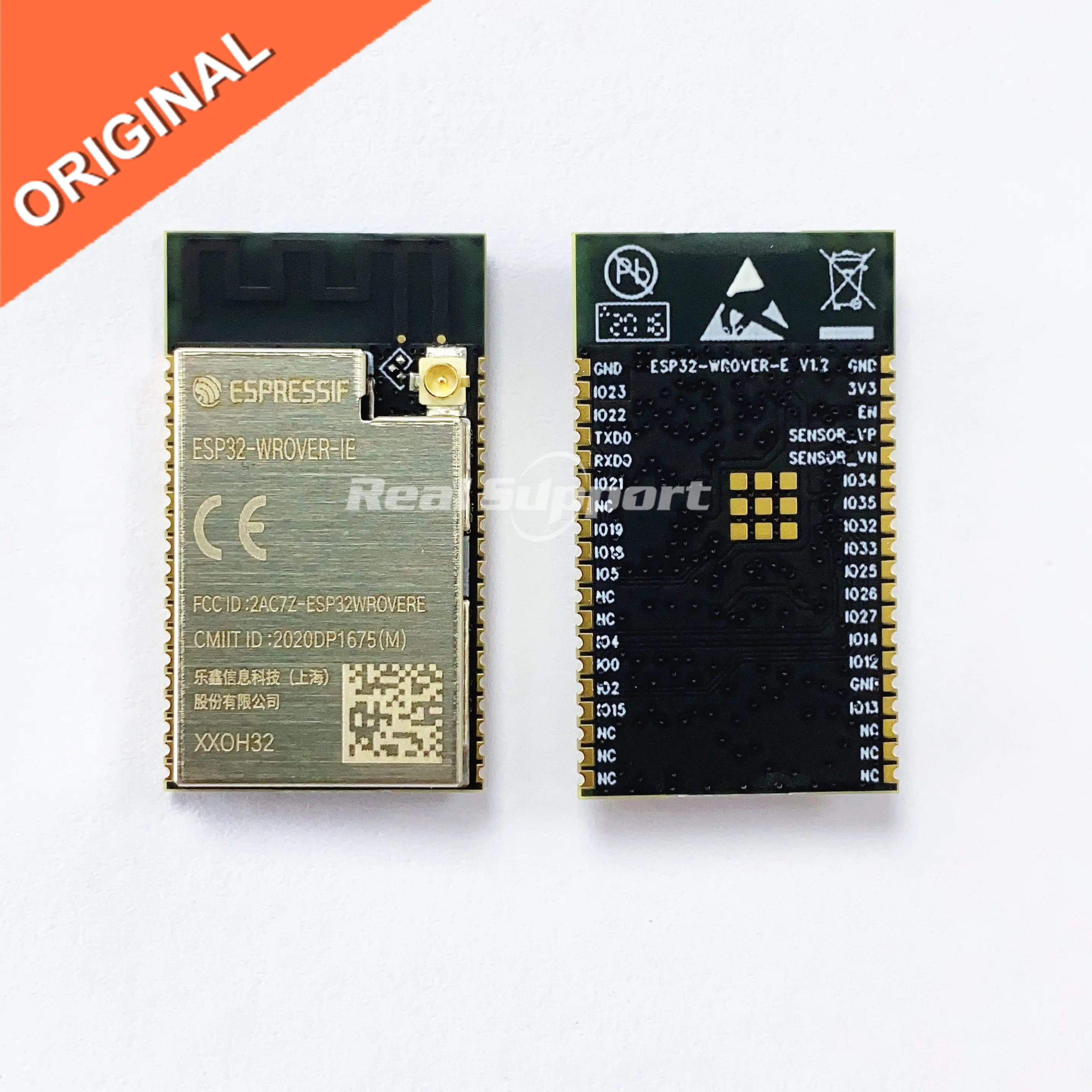 100PCS ESP32-WROVER-IE 4MB 8MB 16MB ESP32-WROVER-IE-N4R8 ESP32 ESP32-WROVER Espressif dual-core Wi-Fi & BLE module (ECO V3)