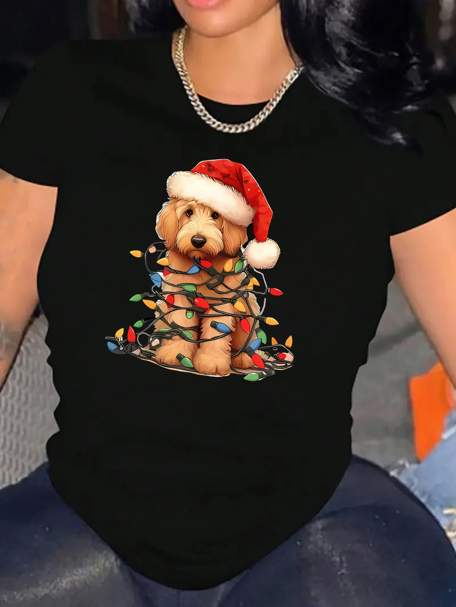 2025 جديد عارضة إلكتروني نمط طباعة للجنسين الشارع موضة الاتجاه قصيرة الأكمام القطن الخالص جولة الرقبة قصيرة الأكمام قميص