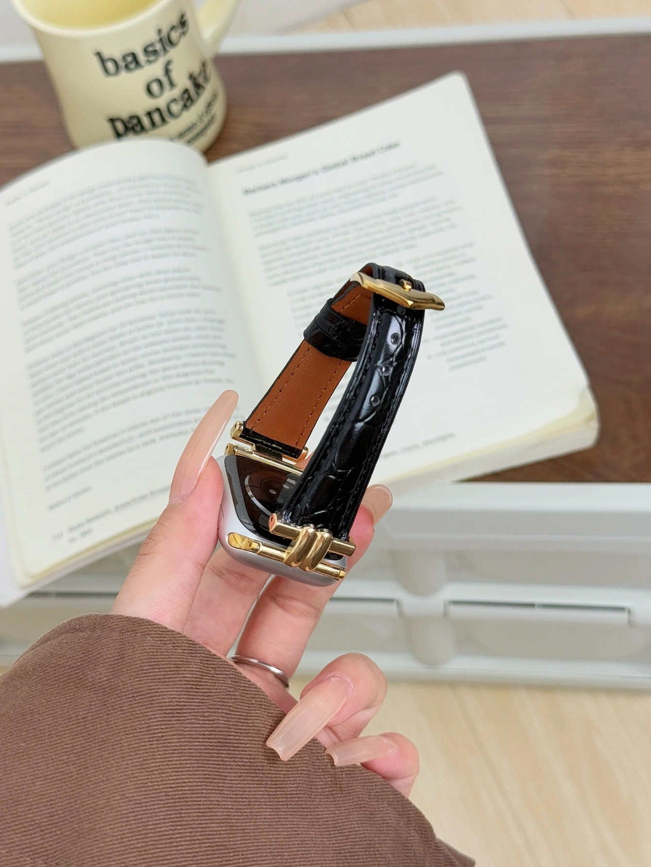 ممتاز حلقة جلدية Correa لسلسلة ساعات أبل الترا 11/10/9/8/7/6/5/4/ 38 مللي متر 40 مللي متر 41 مللي متر 42 مللي متر 44 مللي متر 45 مللي متر 46 مللي متر 49 مللي متر حزام #5