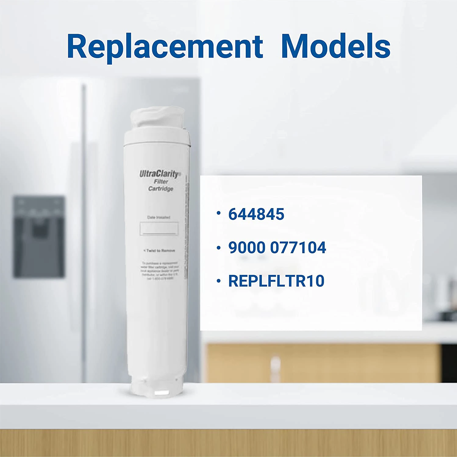 Фильтр для воды в холодильнике совместим с Bosch Ultra Simplicity 9000194412 для 644845 B26FT70SNS B22CS80SNS B22CS50SNS