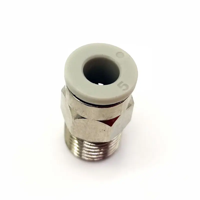 5pcs/lot 5mm Tube 1/8'' Thread Pneumatic Fitting Quick Joint Connector PC5-01