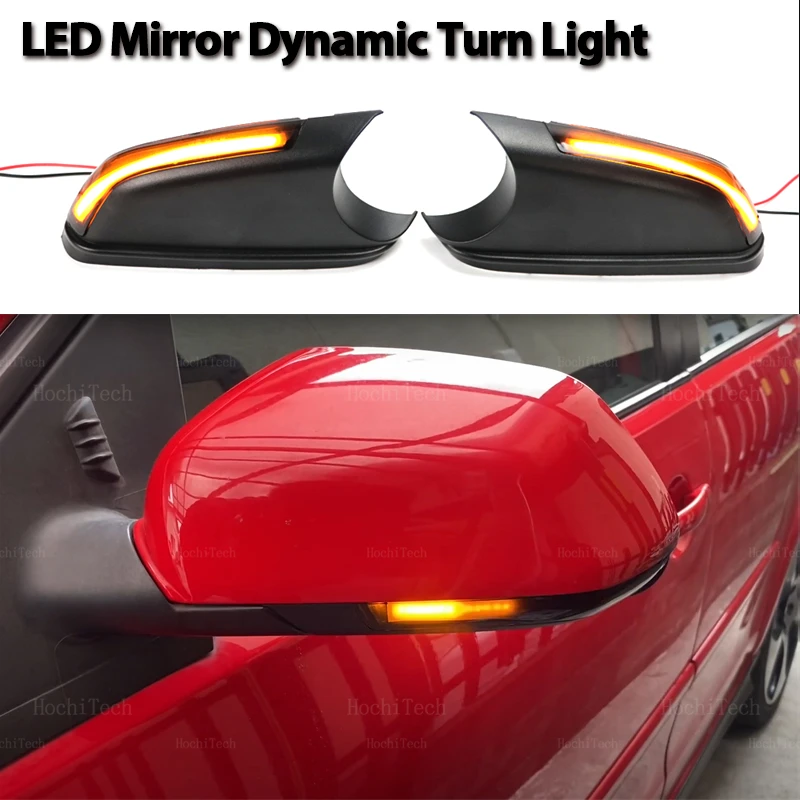 

LED Dynamic Side Mirror Turn Signal Indicator Blinker Sequential Lamps for VW Polo MK4 FL Skoda Octavia 2006 2007 2008-2010