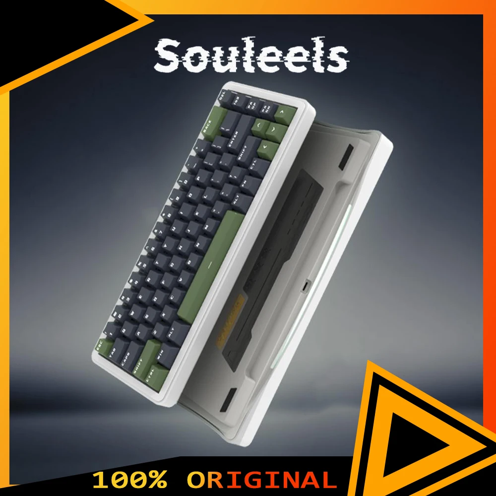 

Souleels SE68 Magnetic Switch Keyboard Wired Mechanical Keyboard 8000Hz RT0.001mm Aluminium Alloy Gaming Keyboards PC Accessory
