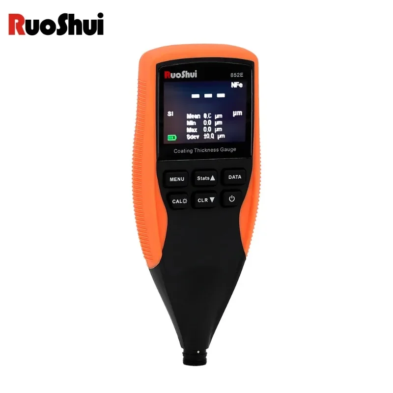 RuoShui 852 Thickness Gauge for Auto Car Paint Film Thickness Tester Measuring Instruments FE/NFE Manual Tool Galvanized Coating