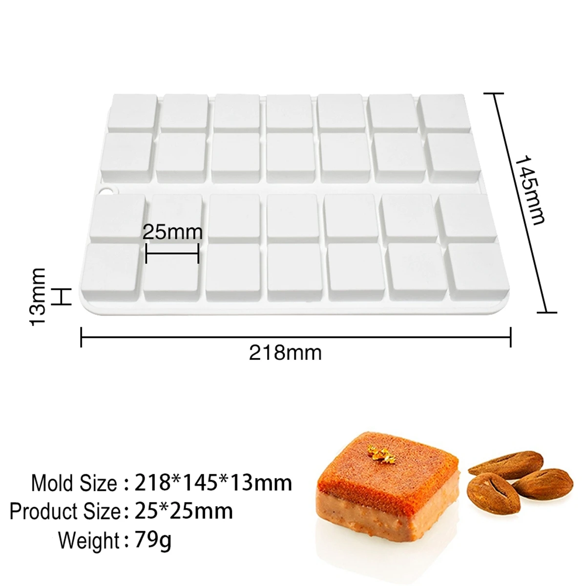 Accesorios De Repostería Y Pastelería Square Cake Mold Pastry Mold Silicone Mold Baking Cookies Chocolate Oreo Baking Utensils