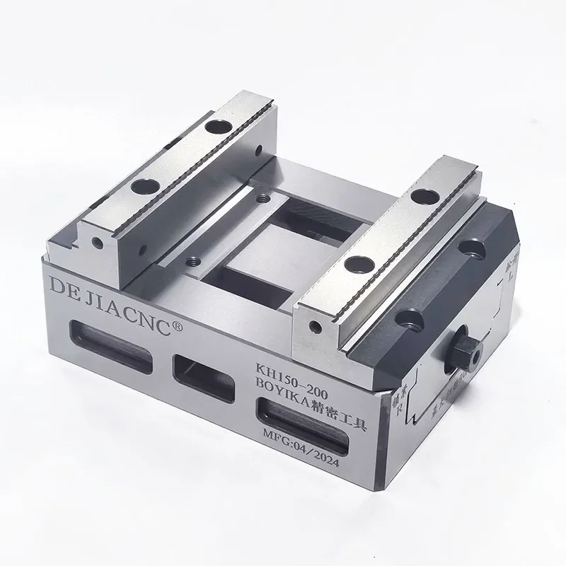 

KH150-200 Manual Adjustable Clamping Self Centering CNC Vise for 5 Axis Applications