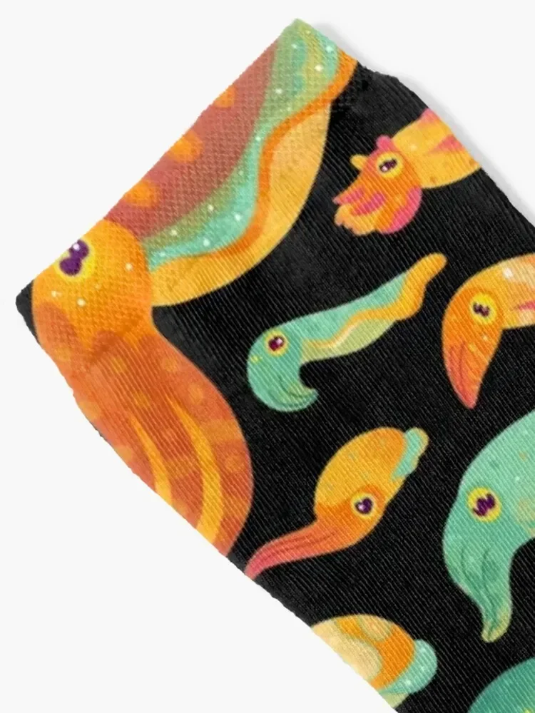 Cuttlefish - dark Socks halloween designer Boy Child Socks Women's