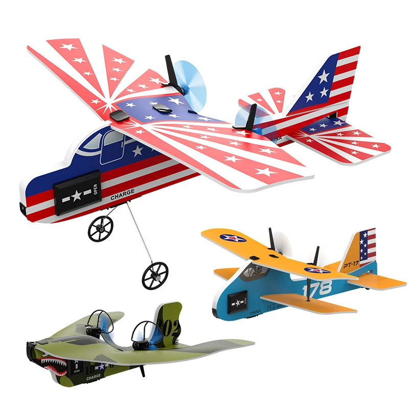Mini RC Plane 2.4G 2CH Fixed Wing Remote Control Glider Professional RC Aircraft Airplane Model Toys For Children Gifts