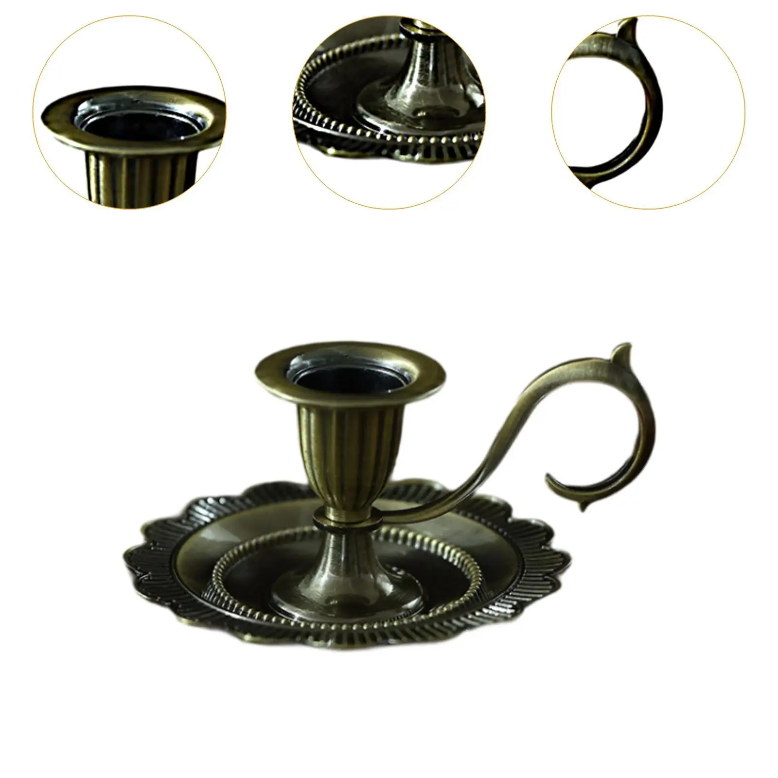 Castiçal de castiçal cônico para mesa de sala de estar de Natal