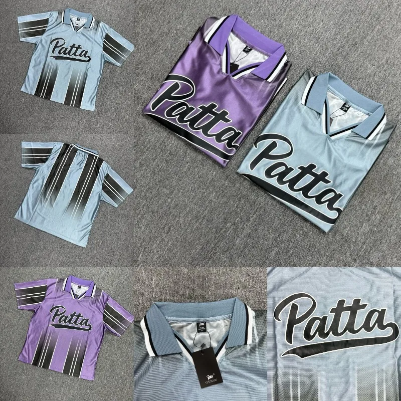 26SS High Quality Patta T-Shirt Letter Print Casual Sports Wear Men Women PATTA Short Sleeve