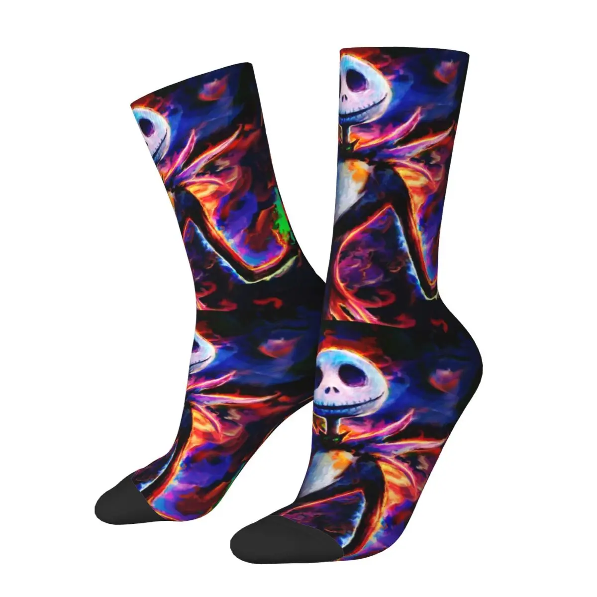 

Autumn Winter Fashion Women Men Nightmare Before Christmas Jack Skellington Socks The Nightmare Before Christmas Crew Socks