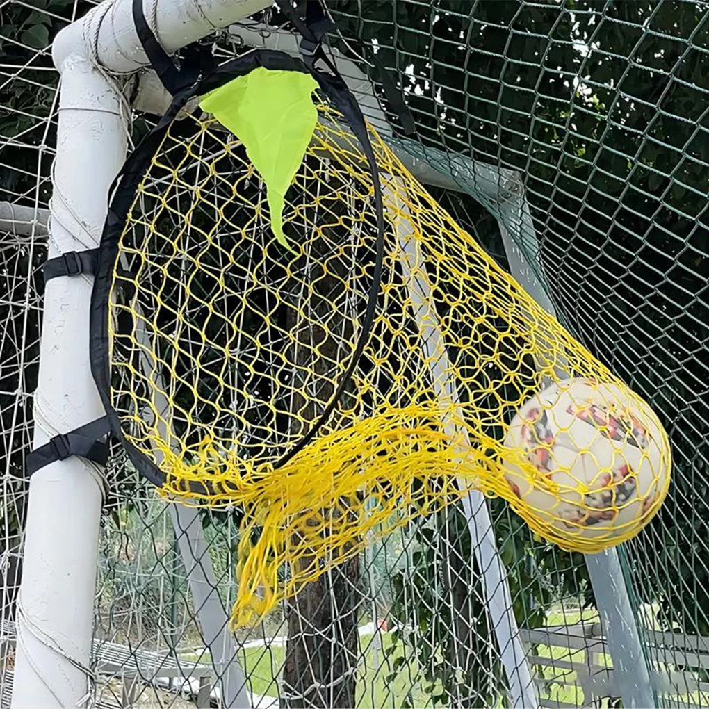 Polyester Easy To Attach And Detach Football Goal Target Bag Train Like Pro And Score Like Champion yellow