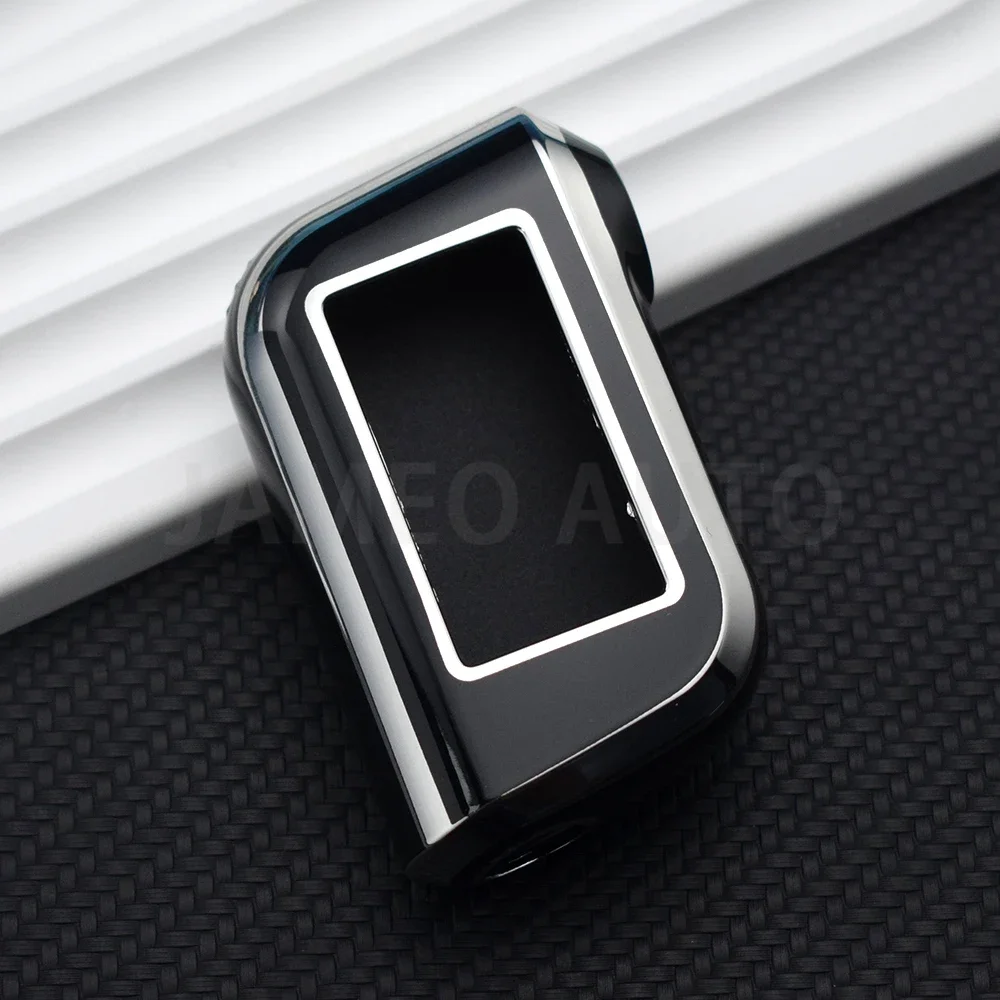 ل Starline A93 A63 النسخة الروسية اتجاهين إنذار سيارة LCD تحكم عن بعد بولي TPU حافظة مفاتيح السيارة غطاء قذيفة فوب المفاتيح