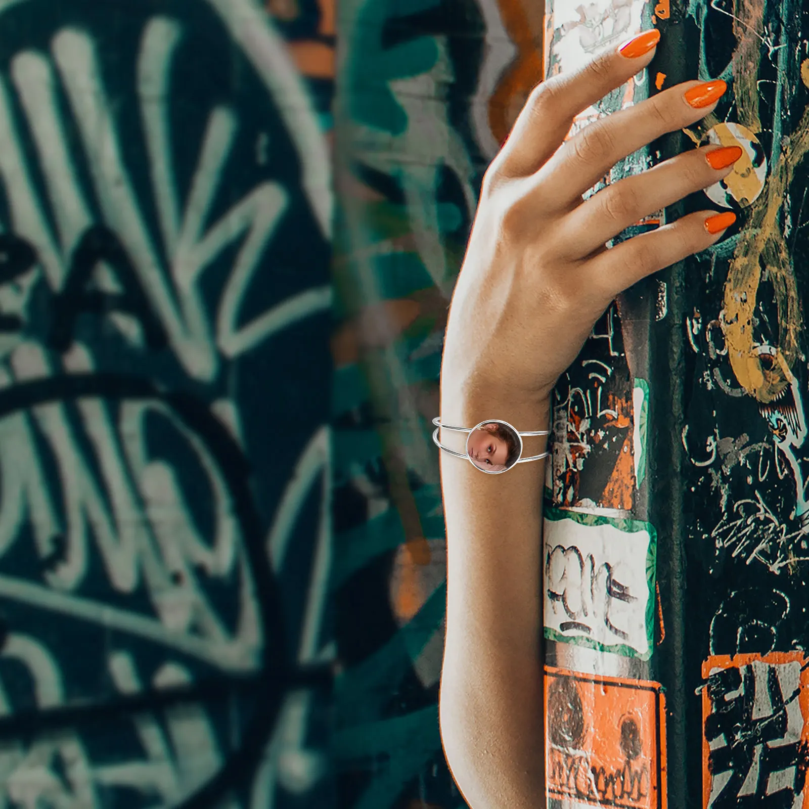 6pcs 25Mm Round Copper Bracelet Base Plates Diy Jewelry Making Craft Bezels For Resin Pendant Glass Chain Oval Charm Gift