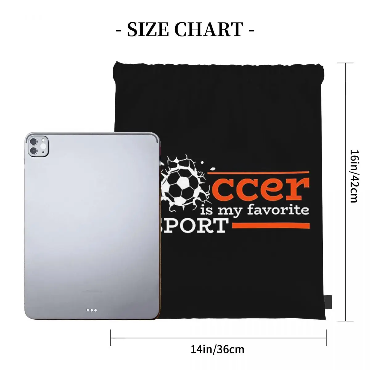 Soccer Player Soccer Team Soccer Rugby Goal Backpacks Drawstring Bundle Pocket Sundries Bag Book Bags For Man Woman Students