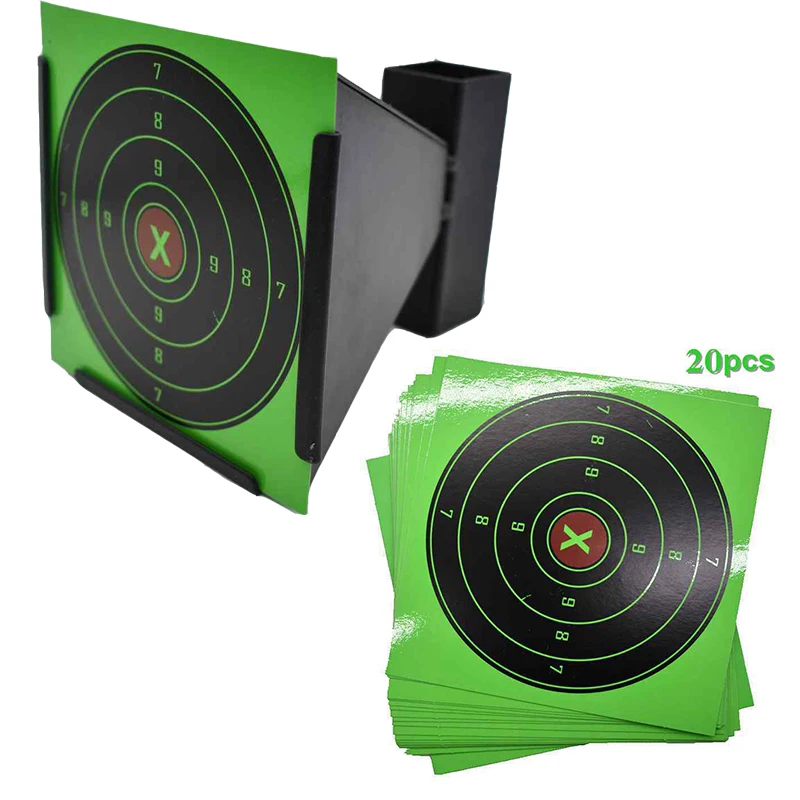 

20PCS 5.5" Shooting Targets Papers for BB Gun Pistol Rifle Airsoft Shooting Practice Training Paintball Equipment