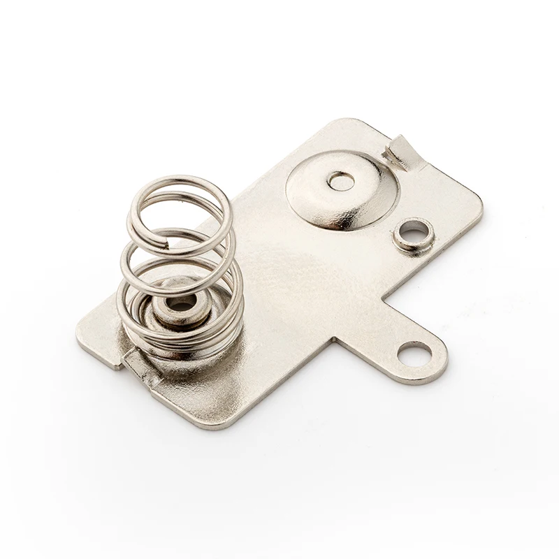 

Metal 2 Cell AA, CR2 Battery Spring Contact Dual 14250, 14500 Battery Contact w/ Tab and Lance P/N 5217