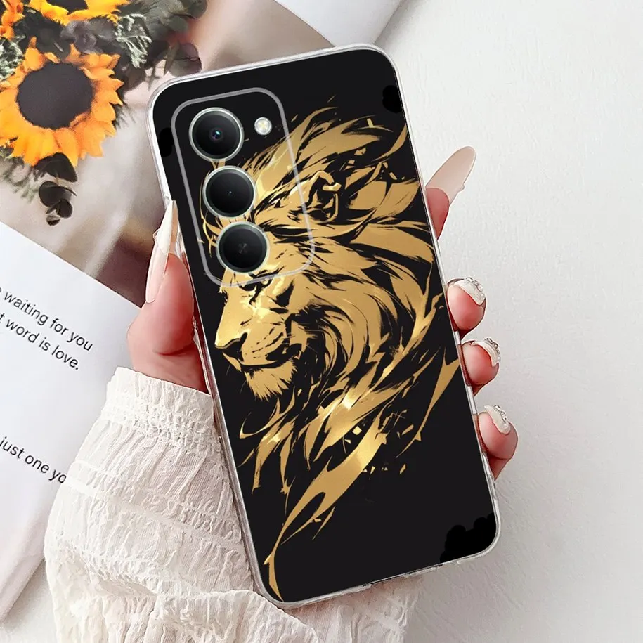 حافظة لهاتف Xiaomi Redmi 15 4G 2025 حافظة فاخرة على شكل عنكبوت النمر التنين كرتونية من السيليكون الناعم Fundas لهاتف Xiaomi Redmi 15 غطاء Redmi15