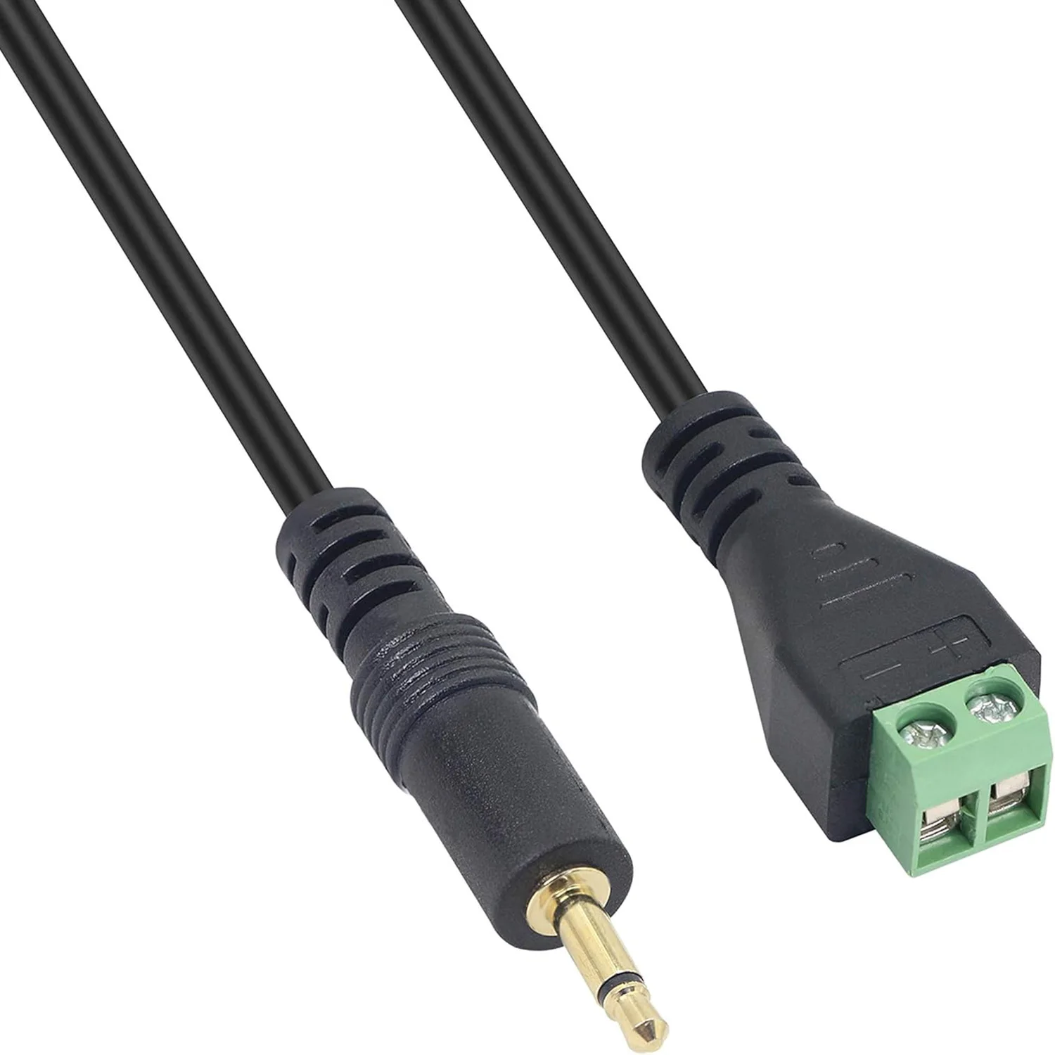 3.5 مللي متر 1/8 "أحادية TS ذكر 2 القطب إلى AV المسمار فيديو درع Balun محطة المتكلم موصل لحام كتلة كابل محول