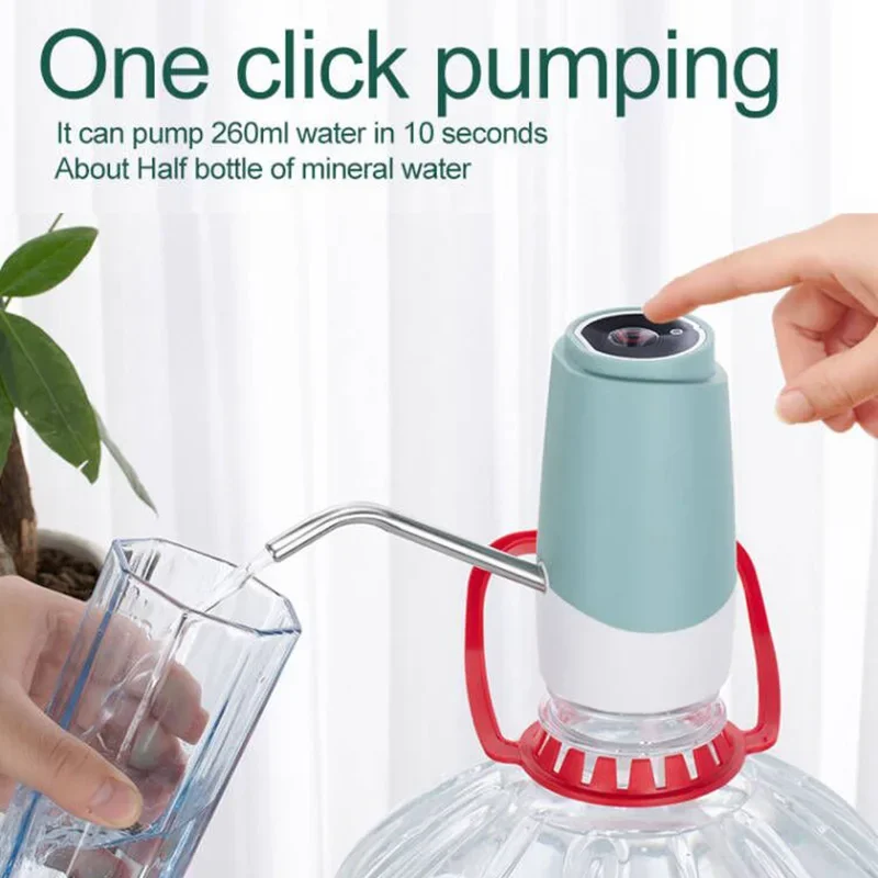 Nuovo QCY Smart Life Dispenser elettrico per bottiglia d'acqua portatile conveniente pompa automatica per bottiglia d'acqua per bottiglia universale da 5 galloni