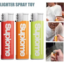 Water Gun Lighter Prank Toy Fake Lighter Water Shooter Lighter Teasing Friends Tricky Props Water Squirt Toy for Adults Gift