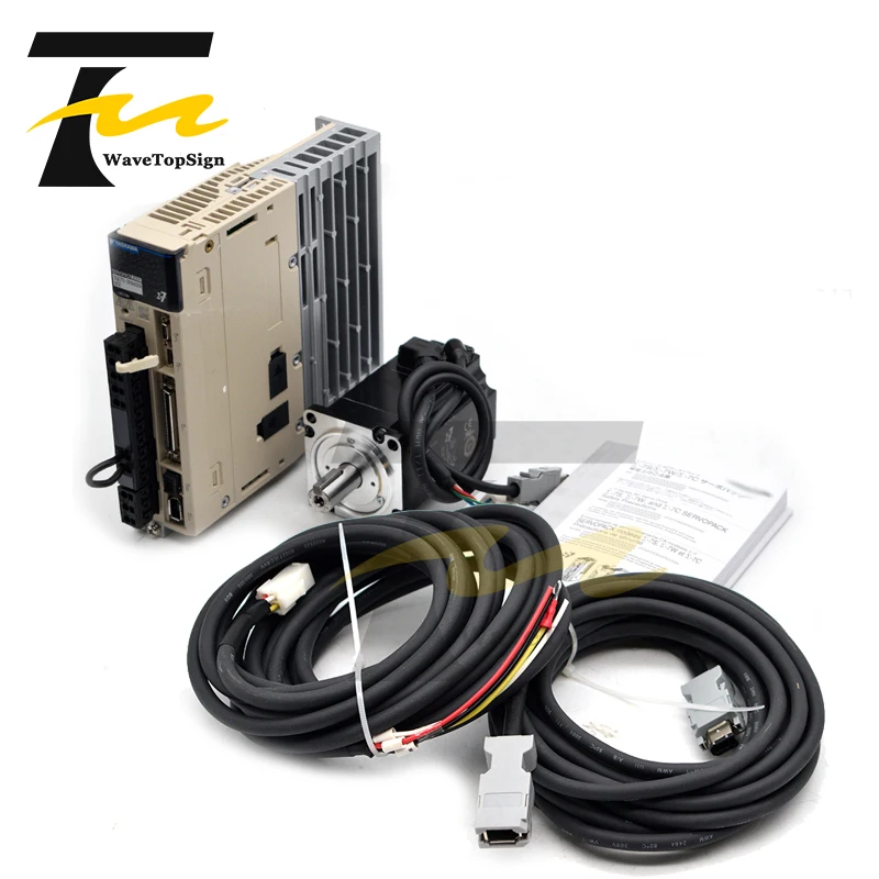 Jogos servo do motor de wavetopsign 400w SGD7S-2R8A00A002 SGM7J-04AFC6S 1.27nm 3000rpm com cabo de 3m