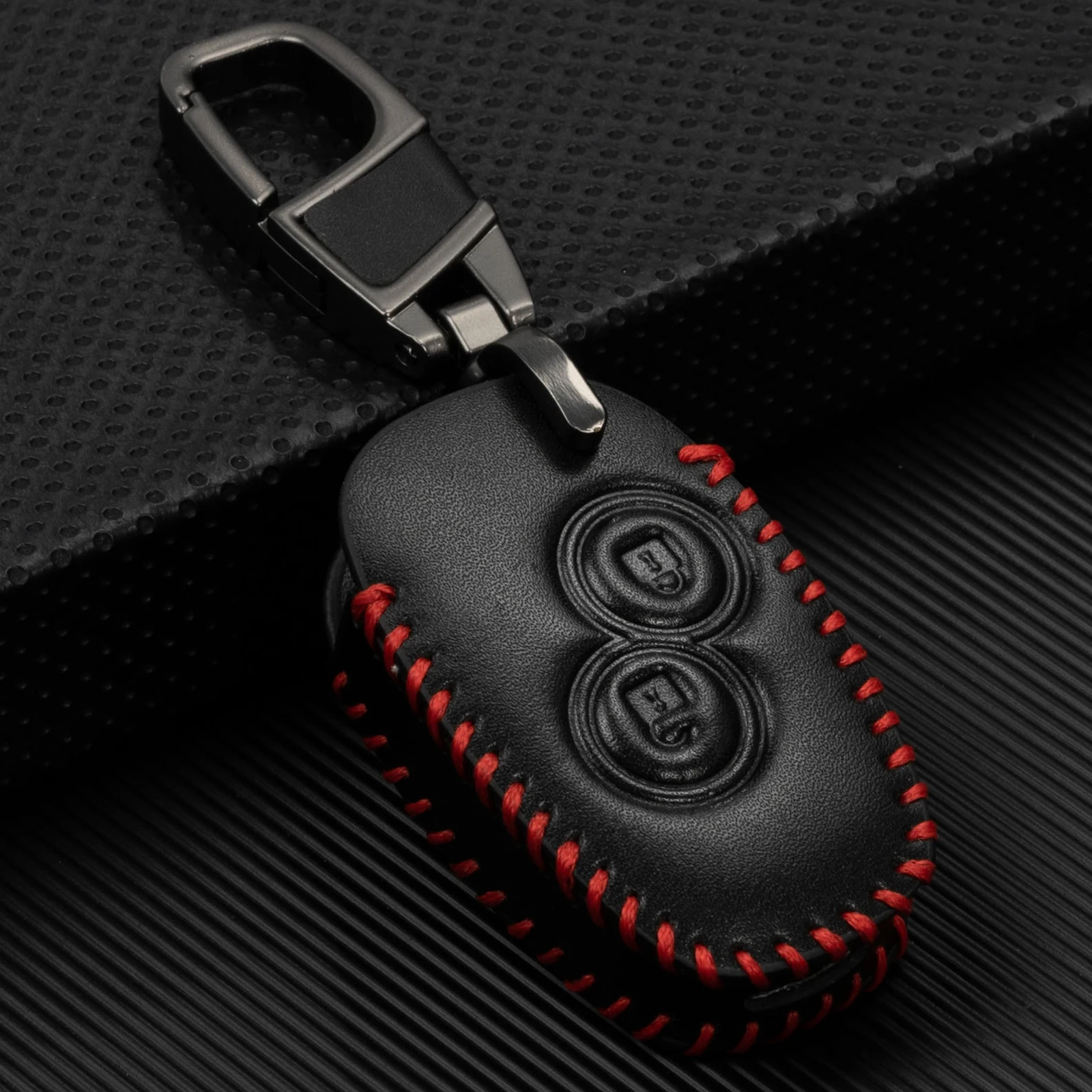 Remote Key Ring Cover Case 2 Button Leather For Renault Trafic Clio Master Modus Twingo Dacia Duster Logan Sandero Opel Vauxhall