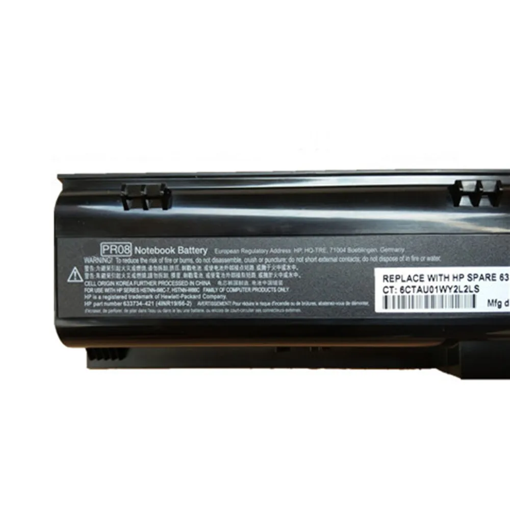 Nova bateria de laptop para hp pr08 633807-001 633734-421 633734-151 633734-141 probook 4730s 4740s