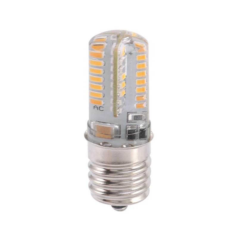 AB46-20X E17 Socket 5W 64 LED Lamp Bulb 3014 SMD Light Warm White AC 110V-220V