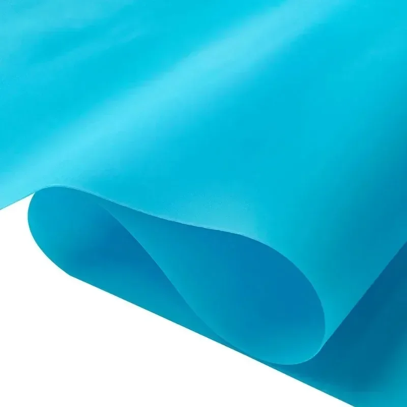 Jelly PVC Vinyl Roll 30x135cm Soft Solid Colored Smooth Waterproof PVC Fabric for Mat Hair Bows Jewelry Making