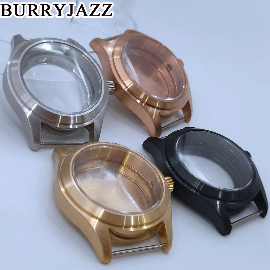 BURRYJAZZ 36mm 39mm NH35 NH36 NH34 NH38 NH39 NH70 NH72 ETA2824 PT5000 Watch Case Waterproof Sapphire Glass Stainless Stell