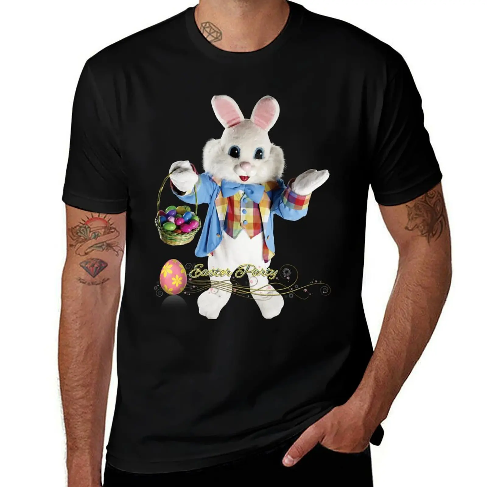 

Easter Bunny T-Shirt t shirts designer black cotton t-shirt plain for man package