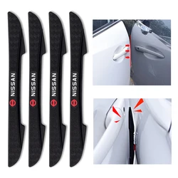 Car Door Crash Barriers Guard Collision Stickers Protector Side Strip Bar Stickers For Nissan Juke Qashqai X-Trail Leaf Patrol