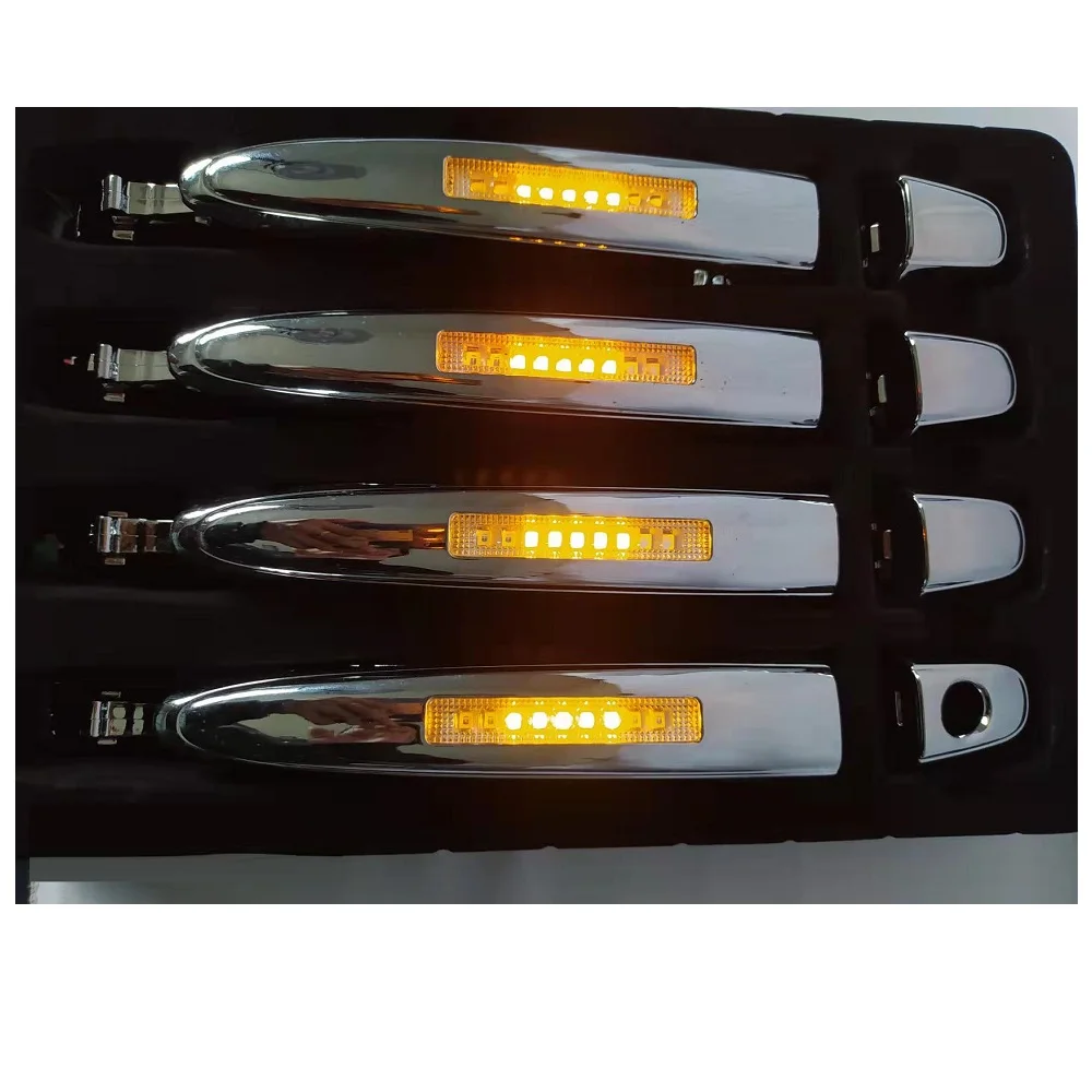 Led 4 maniglie per porte adatte per Highlander Tacoma Reiz 2005-2009 Alphard Noah Voxy 2009-2012 indicatori di direzione per porte accessori Auto