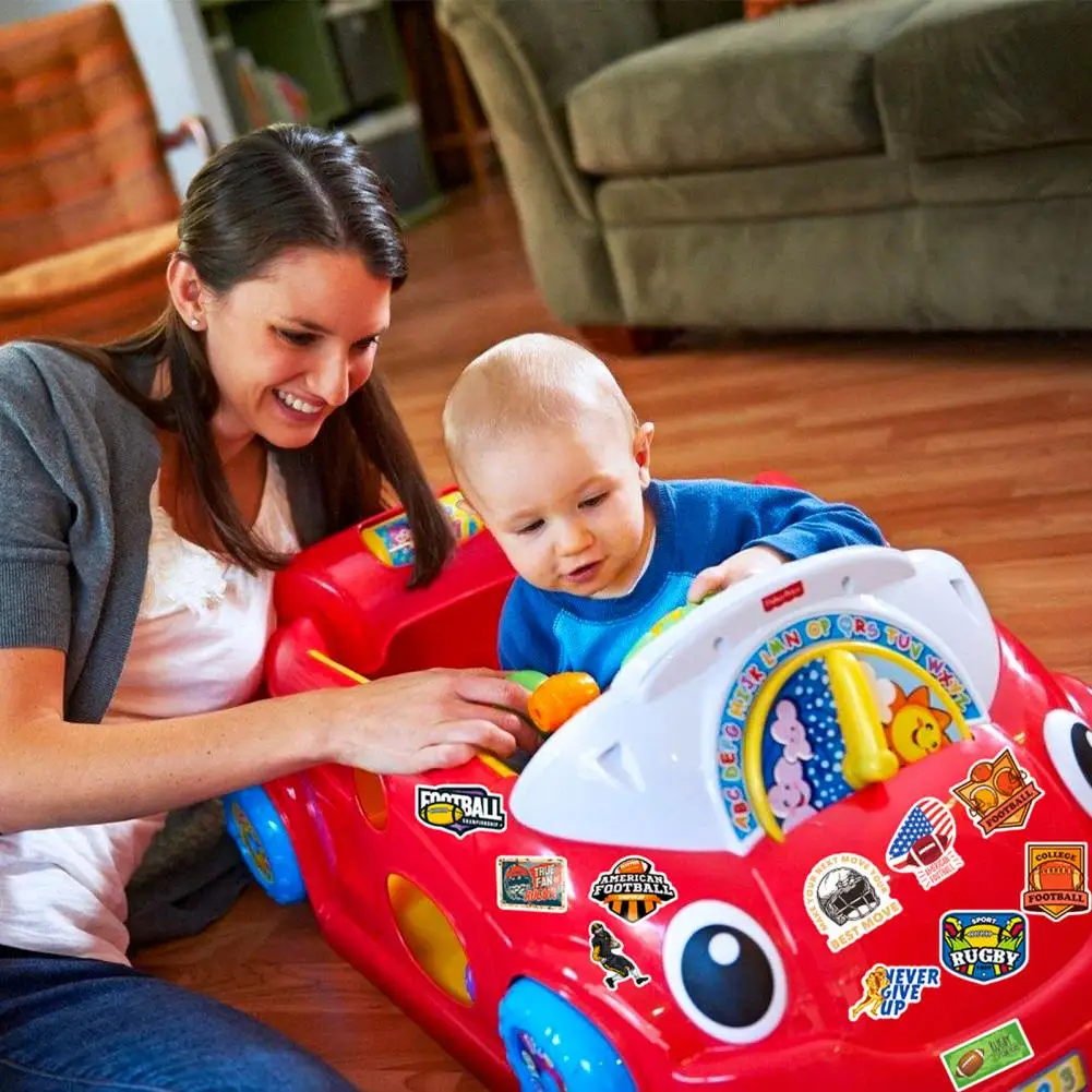 สติกเกอร์การ์ตูนสติกเกอร์ฟุตบอลสำหรับแฟนๆพิมพ์สติกเกอร์รักบี้สำหรับสเก็ตบอร์ดแล็ปท็อปขวดน้ำประณีต