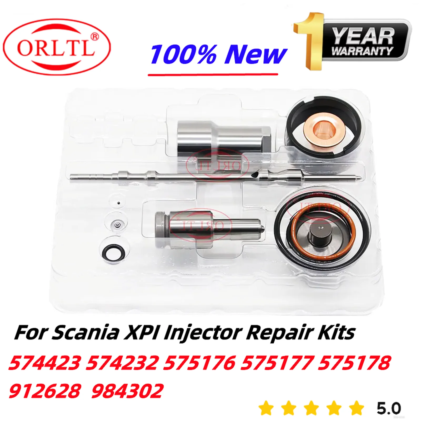 

Genuine 574232 574423 575176 575177 Common Rail Diesel XPI Injector Repair Kit Nozzle 575178 912628 984302 For Scania ORLTL