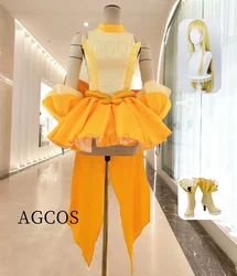AGCOS Custom Size CoCo Cosplay Anime Mermaid Melody Cosplay Costume Christmas Dress Sets Wig Shoes Costumes CoCo Cosplay