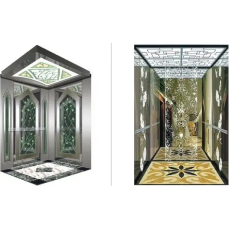 EXW Small Residential Elevator 400kg 3 5 Story Automatic Door Safety System Space Saving For Houses Customizable