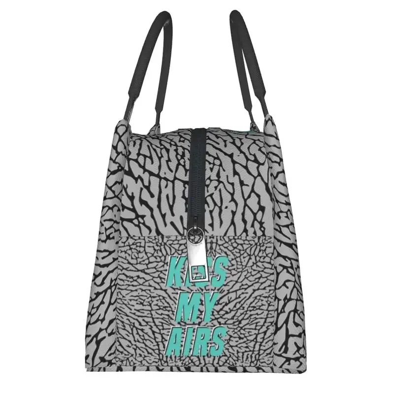 Kiss My Airs Insulated Lunch Bags for Women Resuable Cooler Thermal Food Lunch Box Outdoor Camping Travel Shoulder Bag