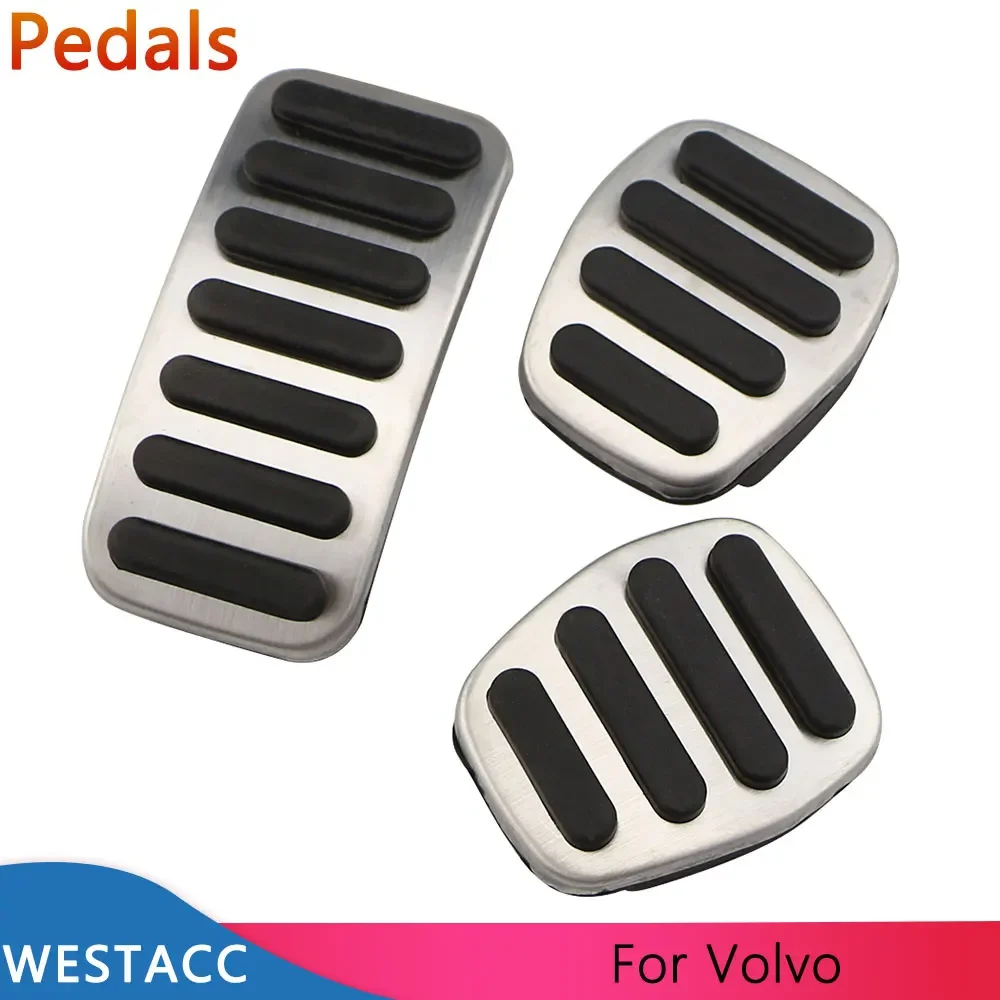 Car Pedals for Volvo V40 XC40 C30 C70 S40 2013 2014 2015 2016 2017 2018 Fuel Gas Brake Accelerator Pedal Pad Cover Accessories