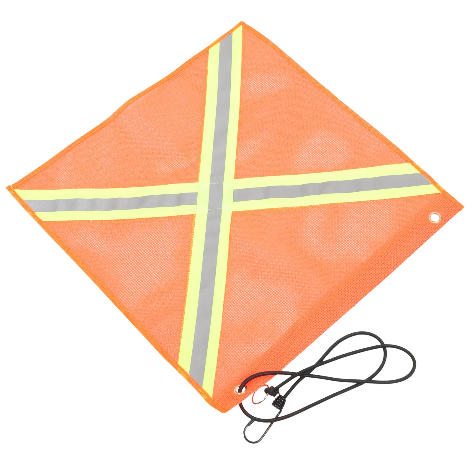 Reflective For Car Atv Truck Waterproof Durable Mesh Safety Flag With Hanging Buckle, Rear End Visibility Signal Flag