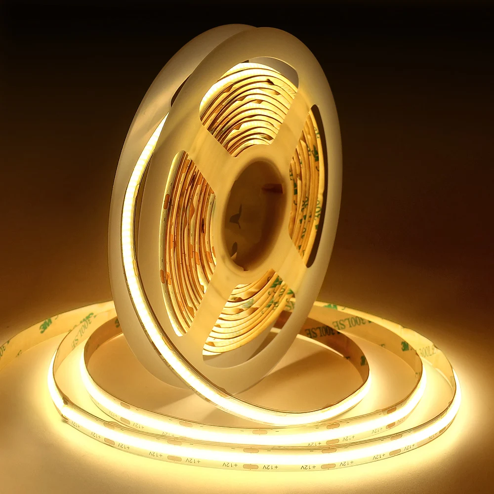 Versand aus DeutschlandLED-Streifenlicht für Raumdekoration DC 12V/24V 120LED/m 5MM Flexibles LED-Bandlicht Farbband Traumfarbe 2835 SMD