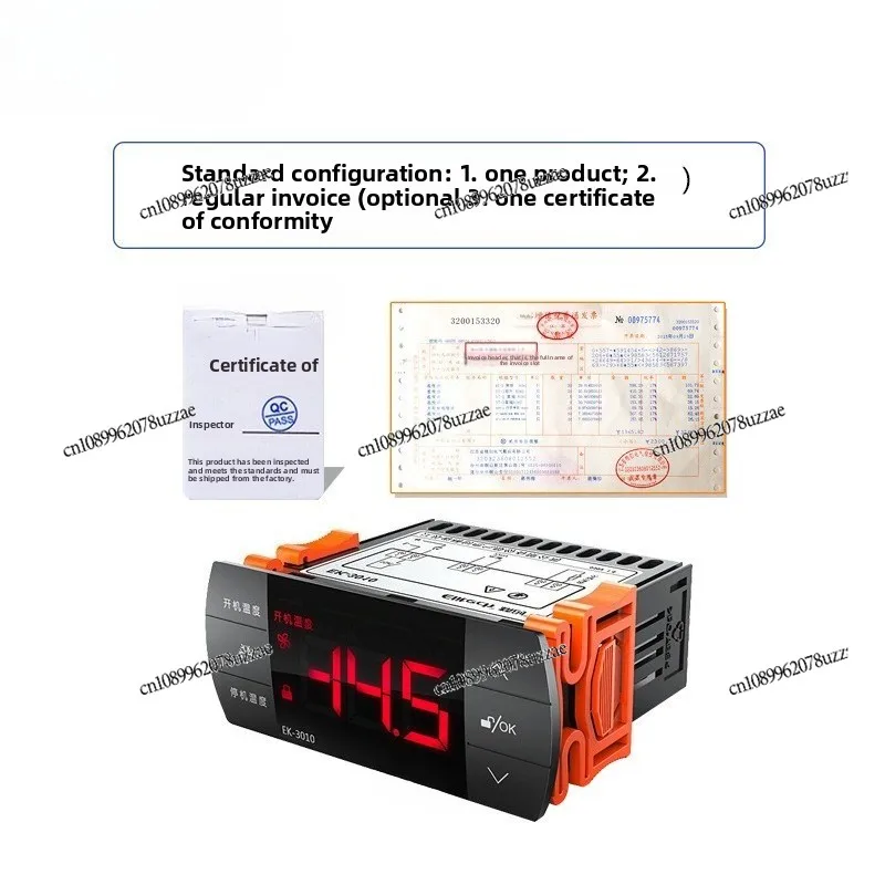 EK-3030 Touch Screen Colorful Thermostat, Cooling and Heating, Temperature Controller