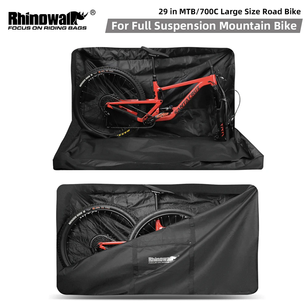 

Rhinowalk Bike Carry Bag Large Size Road Bicycle Storage Cycling Travel Transport For 29 in MTB Full Suspension Bike/700C