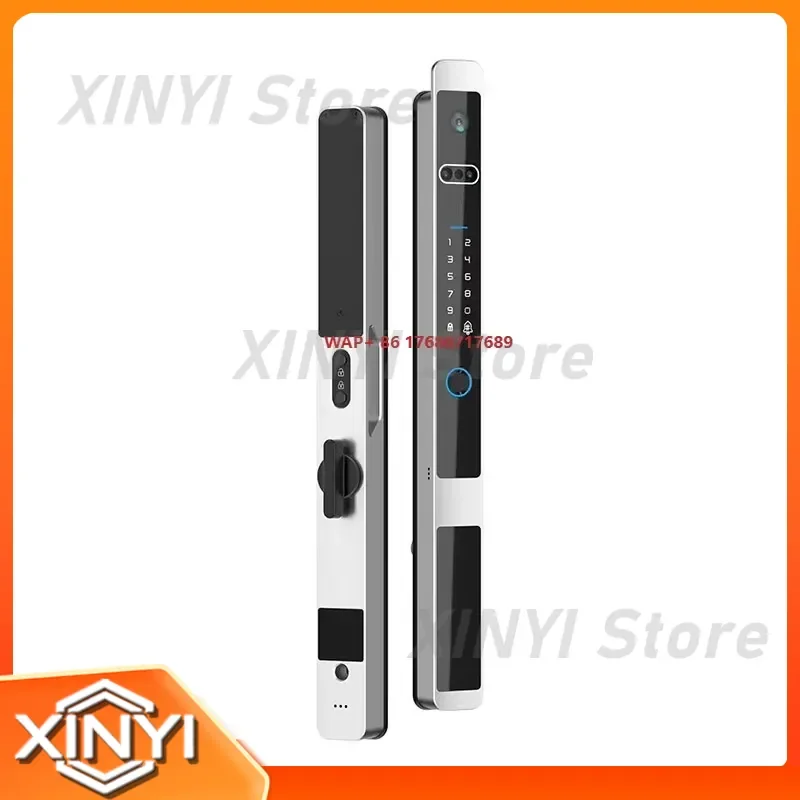 Digital Smart Lock for Aluminum Alloy Doors with Biometric Fingerprint Touchscreen and RFID Access