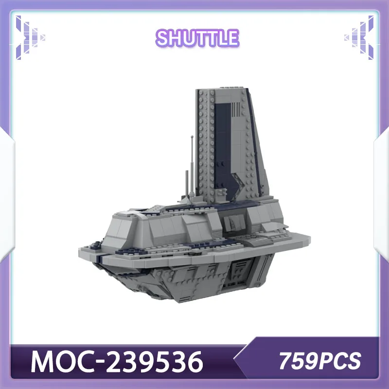 

Набор строительных блоков шаттл военный корабль MOC-239536 кирпичи космической войны сепаратист военная модель космического корабля Рождественский подарок
