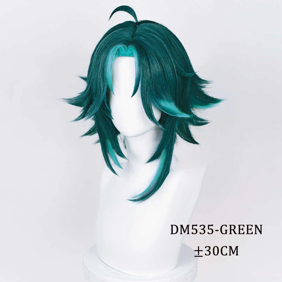EAST Synthesis Simulated Scalp Tissued Genshin Impact Mandrill Middle Split Tipping Glass Moon Immortal Dharmapala Yecha cos Wig image 6